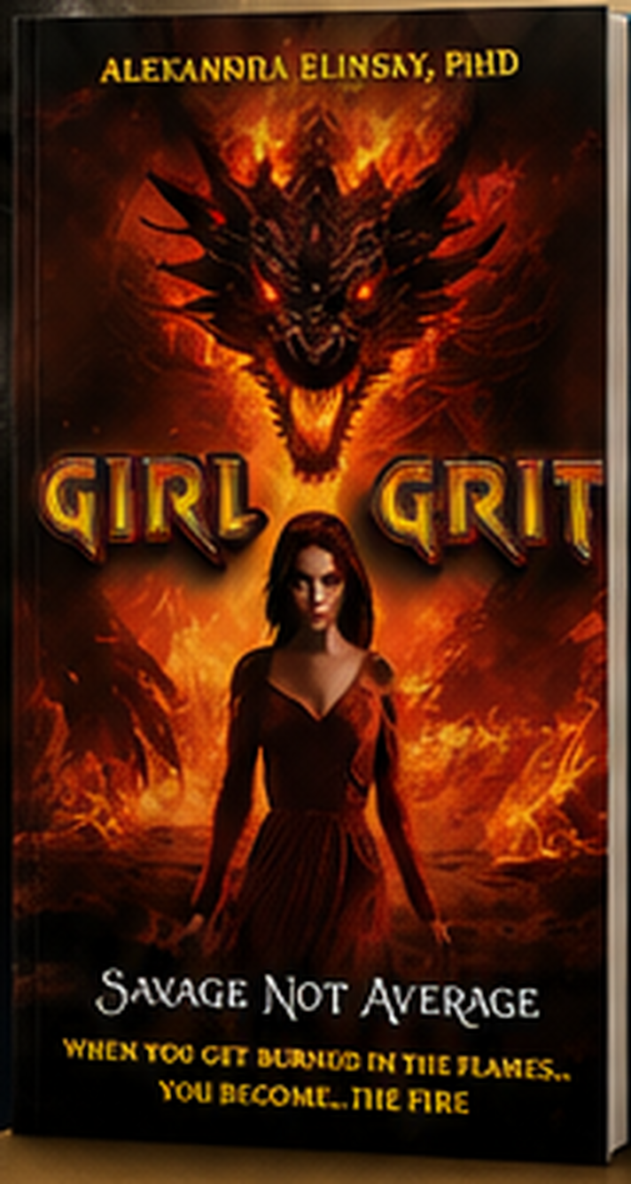 Original cover of GIRL GRIT: Savage Not Average by Dr. Alexandra Elinsky, PhD