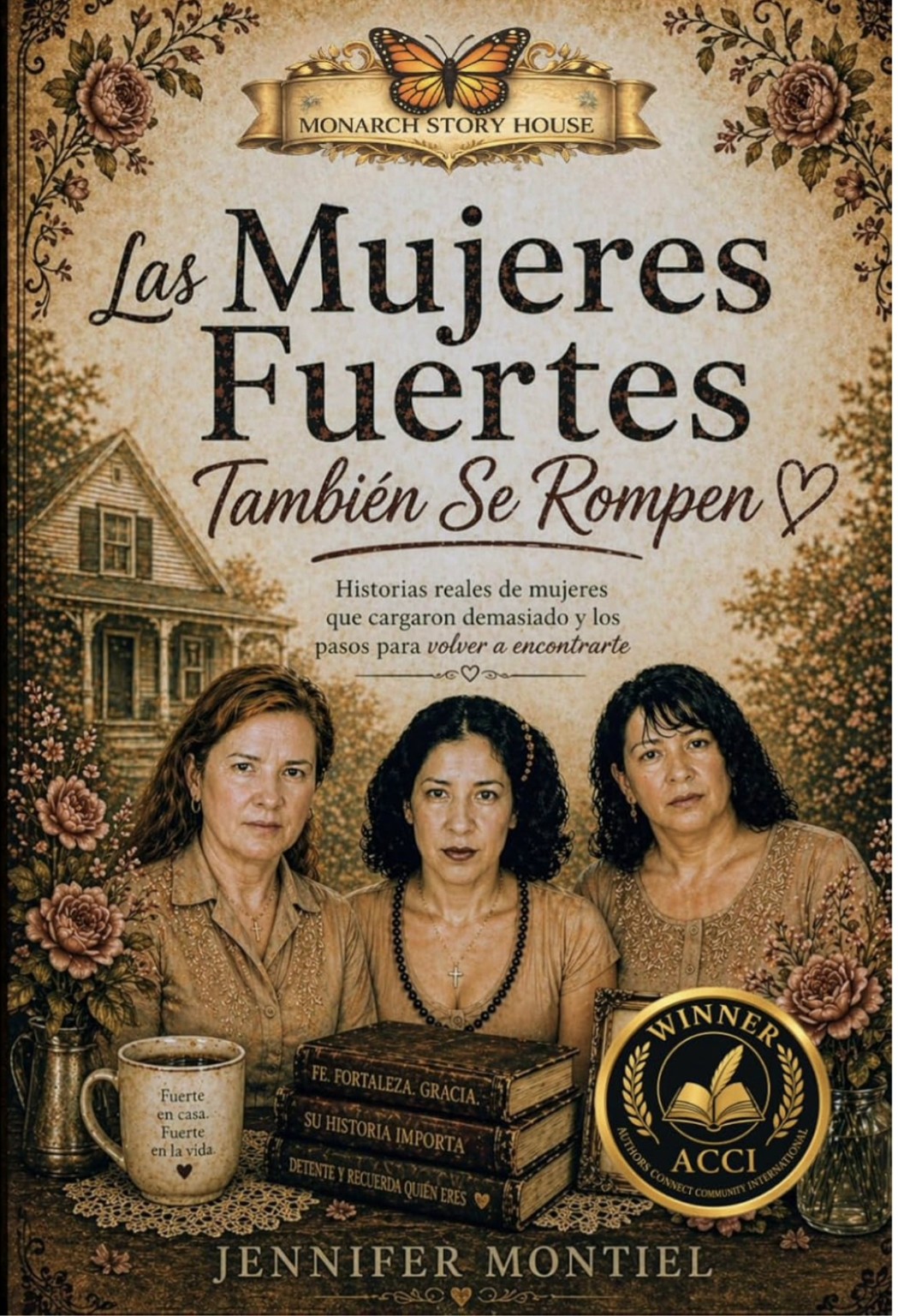 Original cover of Las Mujeres Fuertes También Se Rompen by Jennifer Montiel