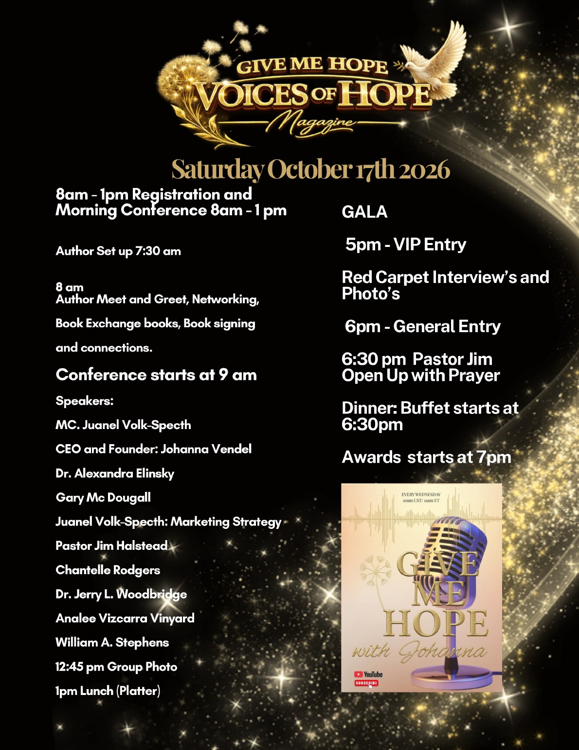 Voices of Hope Magazine 2026 Gala Edition preview page 3