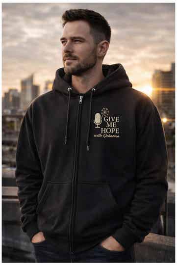 Give Me Hope Premium Black Gildan Hoodie