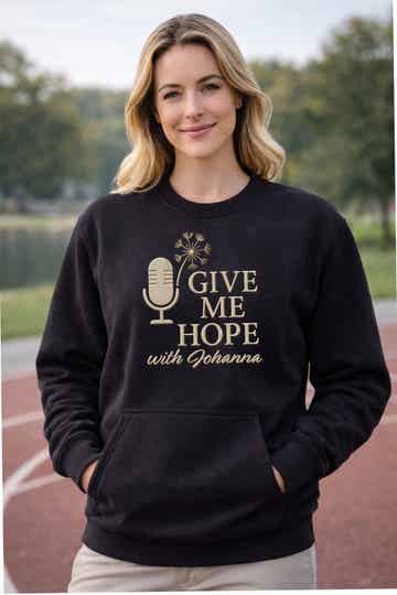Give Me Hope Premium Black Crewneck Sweatshirt
