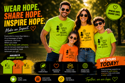 Give Me Hope Neon Orange T-Shirt