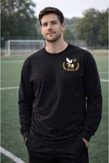 PIHBA Premium Black Long-Sleeve Shirt