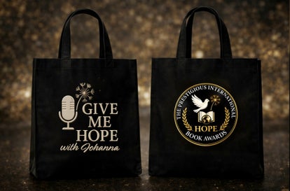 PIHBA & Give Me Hope Black Tote Bag